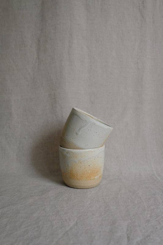 white cup