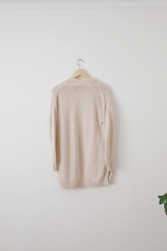 gap knit long cardigan