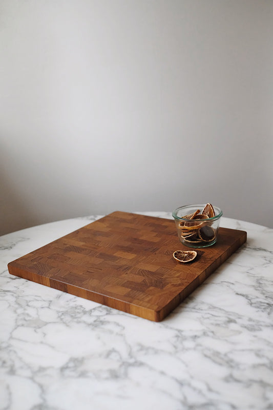 danish teak cutting board