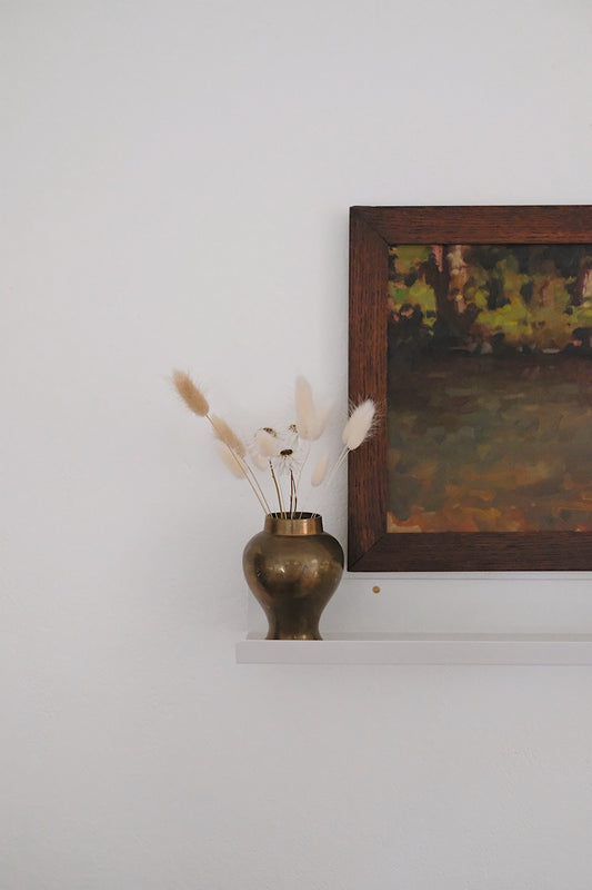 brass bud vase