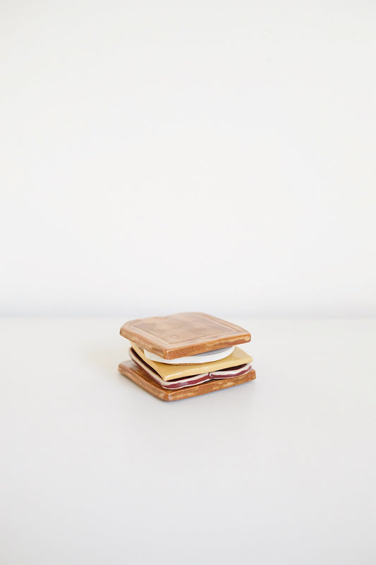spam, egg, and cheese sandwich