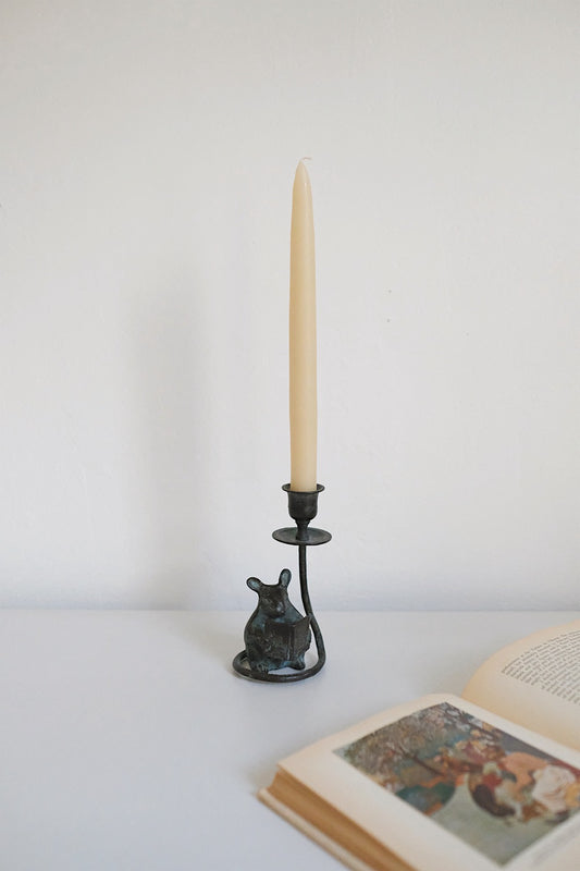 book mouse candlestick