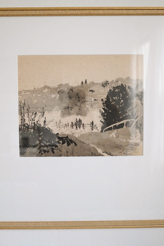 "près du lac"