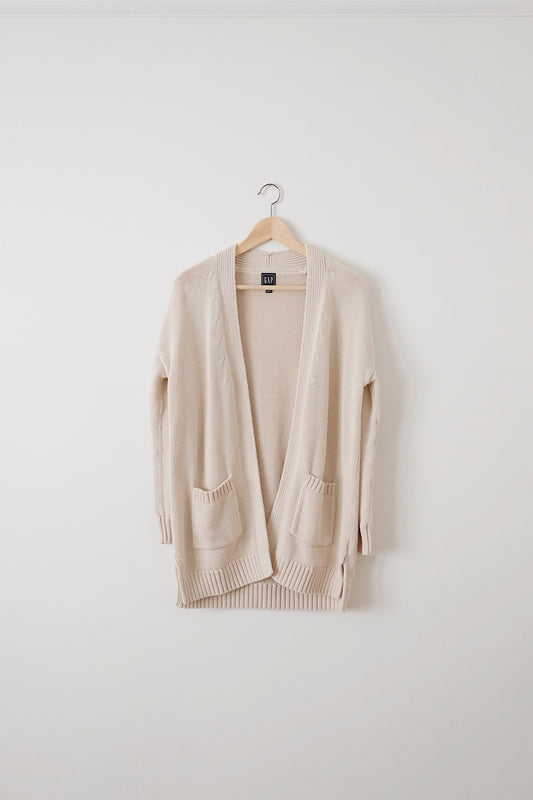 gap knit long cardigan