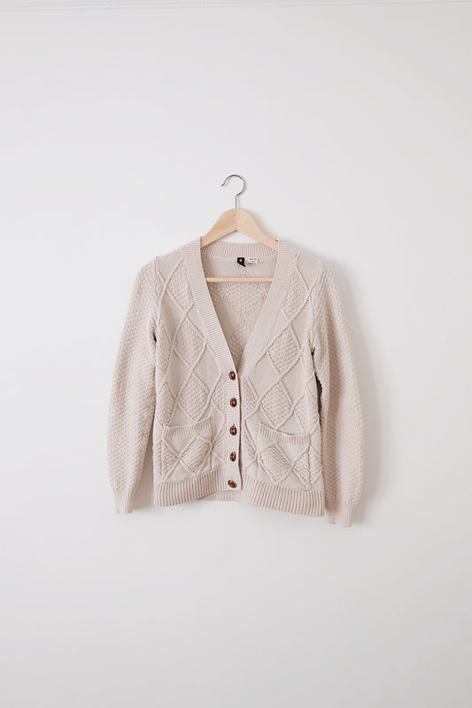 urban outfitters knit fisherman cardigan