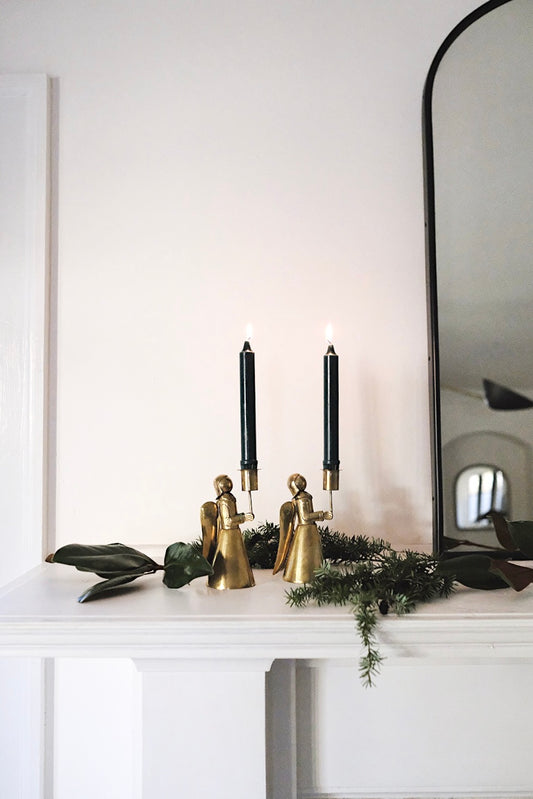 brass angels - set of 2