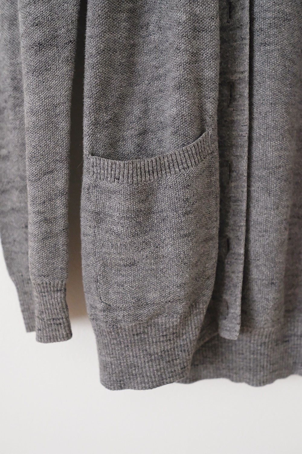 madewell grey knit cardigan