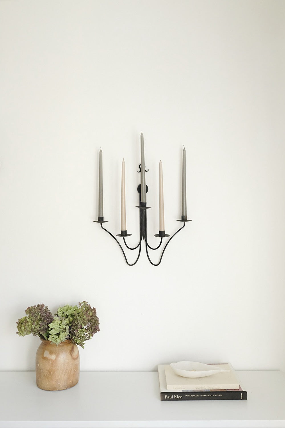 iron candle sconce