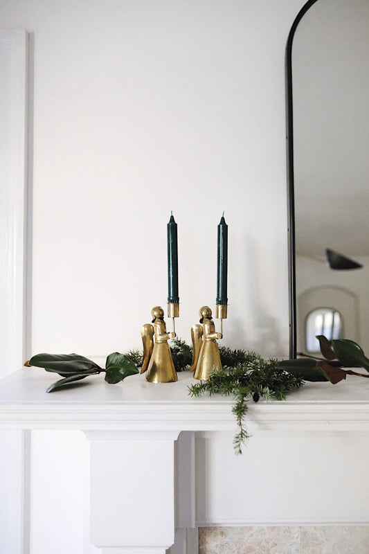 brass angels - set of 2